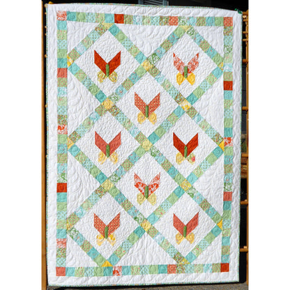 Petit Papillon Quilt and Table Runner Pattern LLD-047 - Paper Pattern