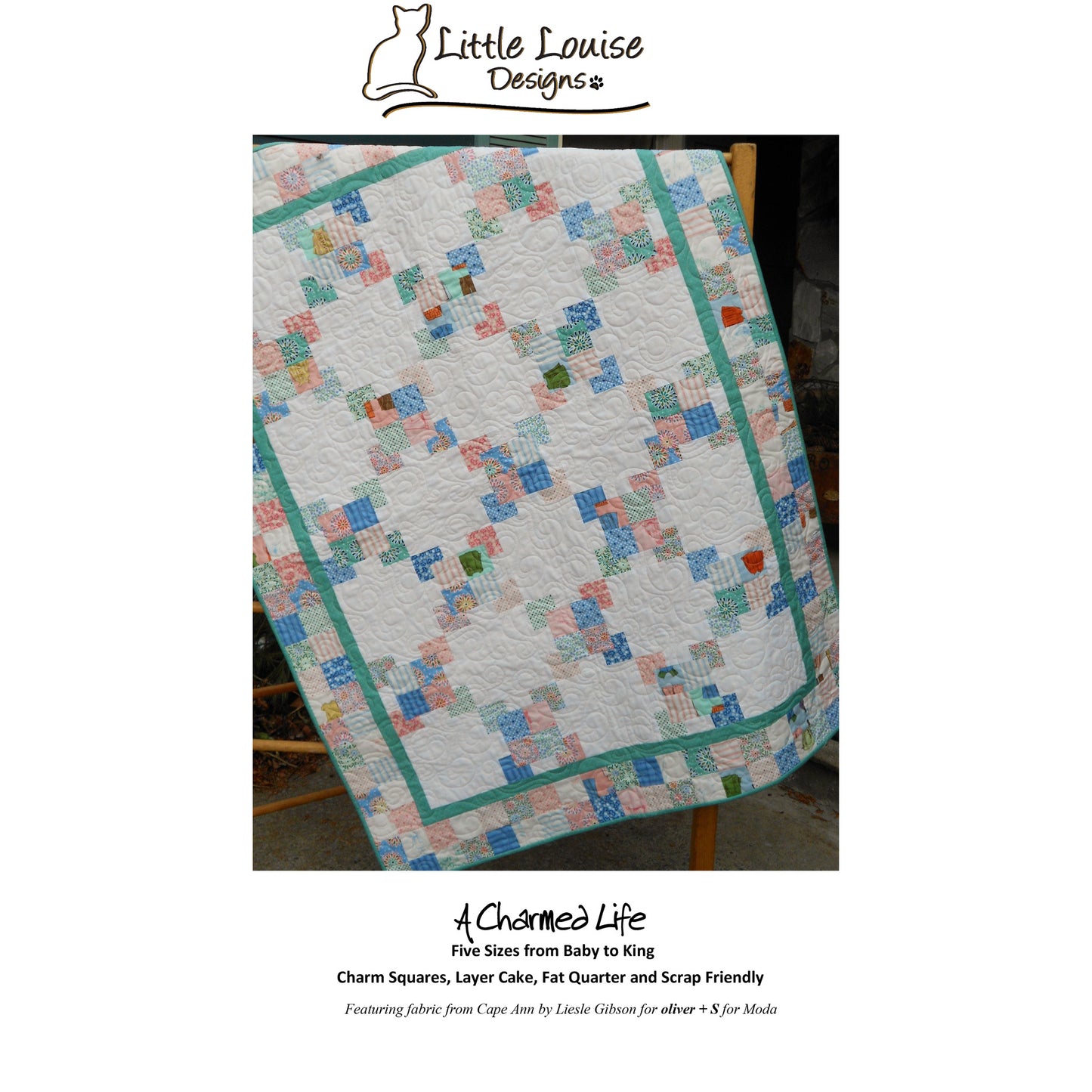 A Charmed Life Quilt Pattern LLD-048 - Paper Pattern