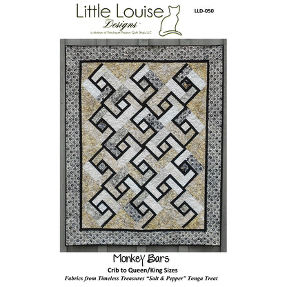 Monkey Bars Quilt Pattern LLD-050 - Paper Pattern