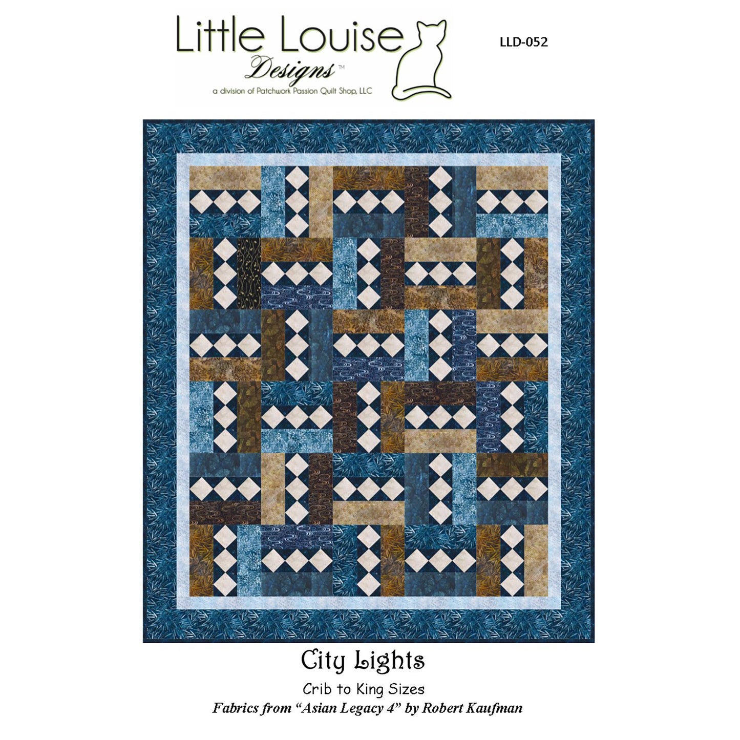 City Lights Quilt LLD-052e  - Downloadable Pattern