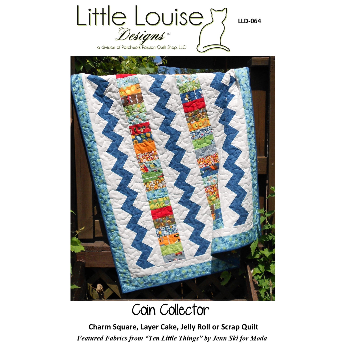 Coin Collector Quilt Pattern LLD-064 - Paper Pattern