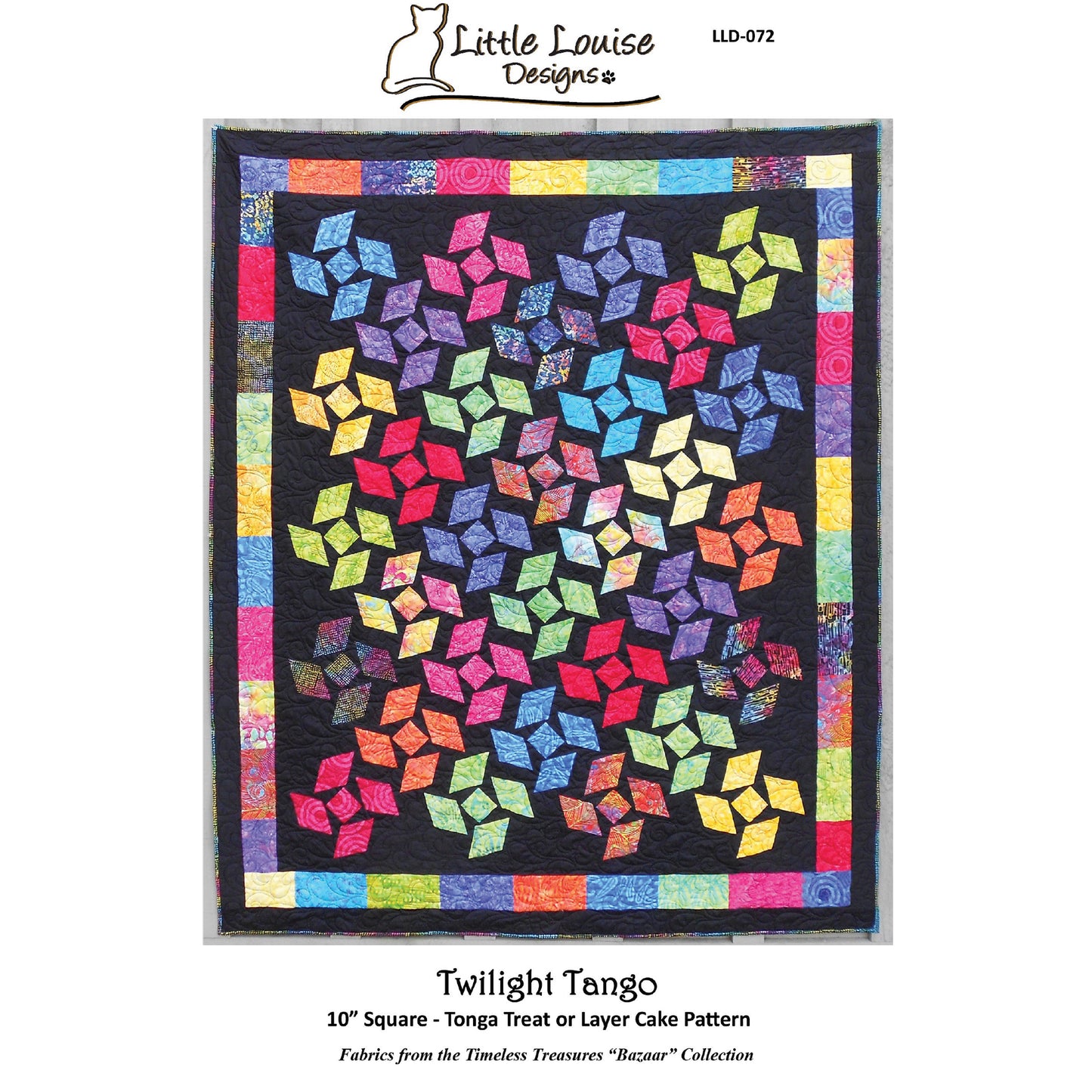 Twilight Tango Quilt Pattern LLD-072 - Paper Pattern