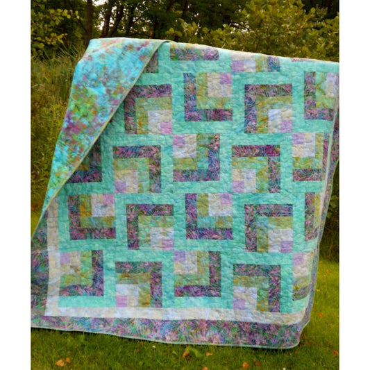 Purple Maze Quilt LLD-077e - Downloadable Pattern