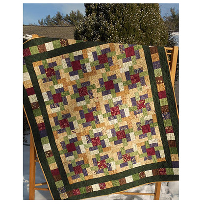 The Woodsmen's Puzzle Quilt Pattern LLD-078 - Paper Pattern