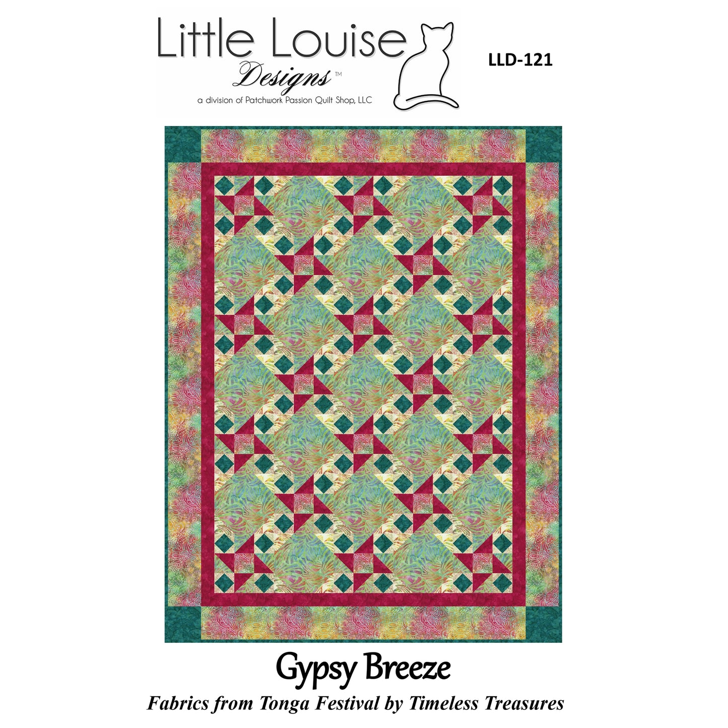 Gypsy Breeze Quilt LLD-121e - Downloadable Pattern