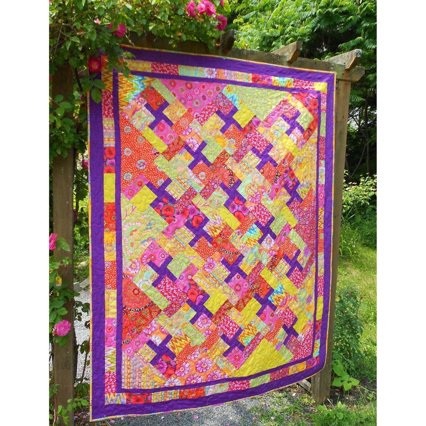 Tequila Sunrise Quilt LLD-087e - Downloadable Pattern