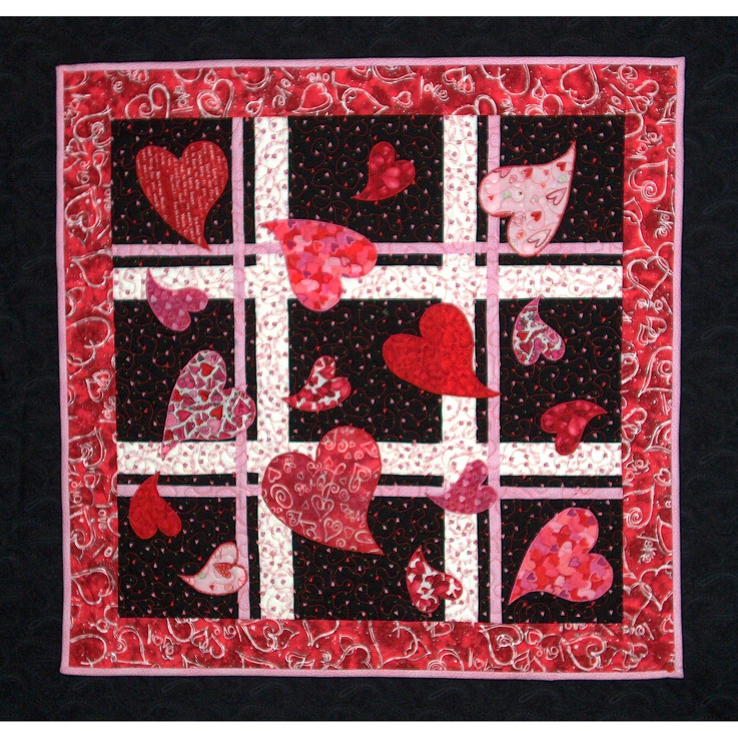 Hearts Afield Quilt LOB-101e - Downloadable Pattern