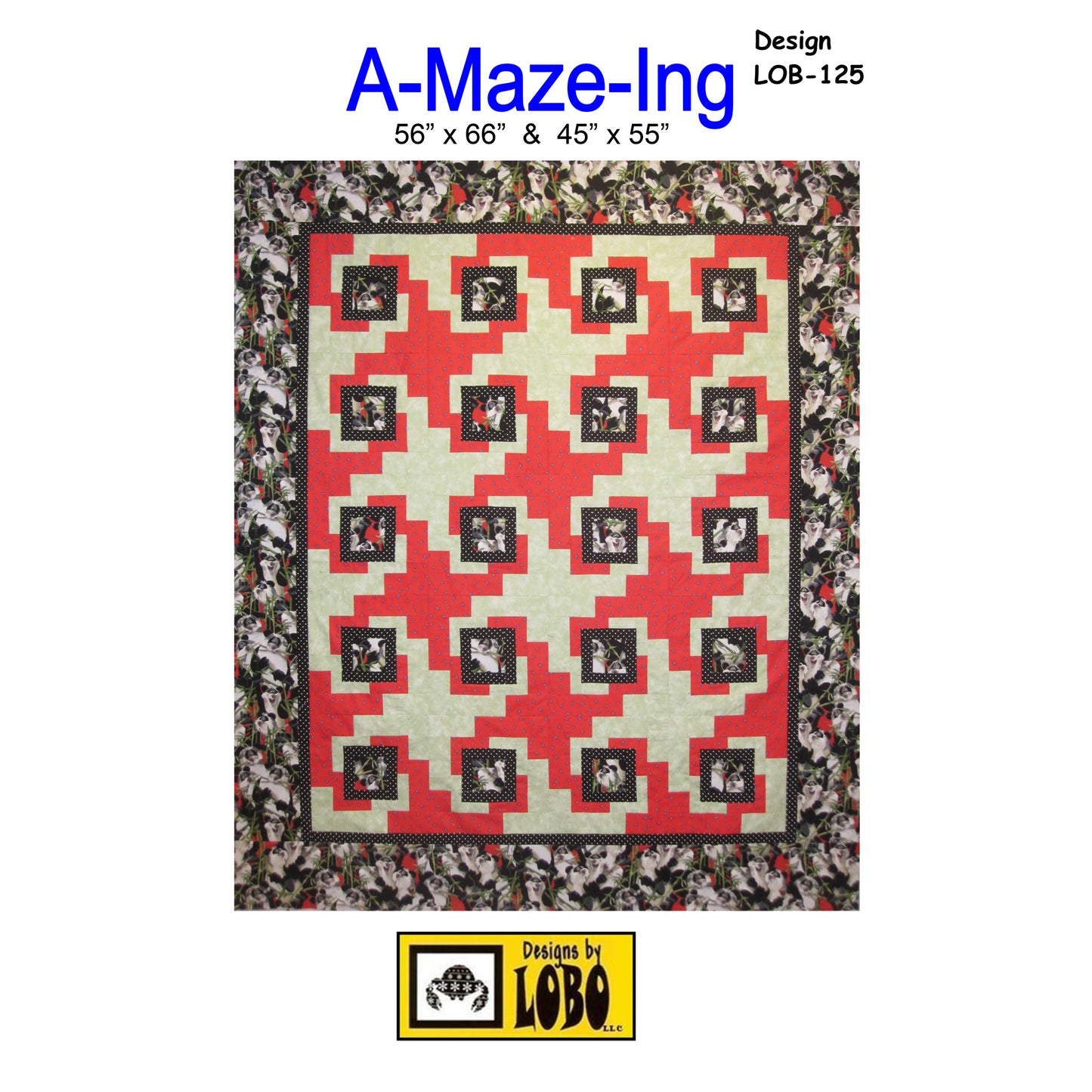 A-Maze-Ing Quilt Pattern LOB-125 - Paper Pattern