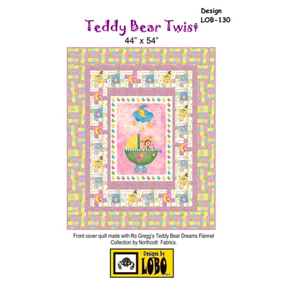 Teddy Bear Twist Quilt Pattern LOB-130 - Paper Pattern