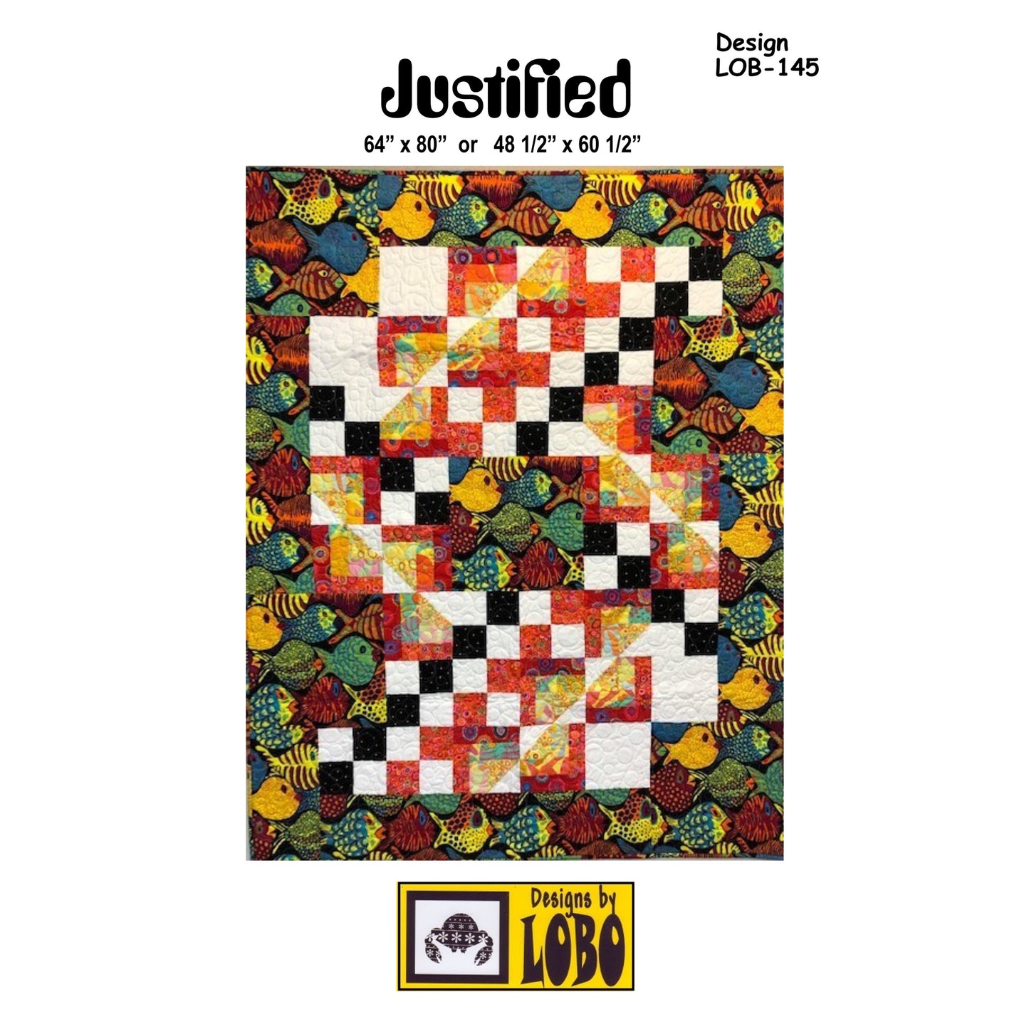 Justified Quilt Pattern LOB-145 - Paper Pattern