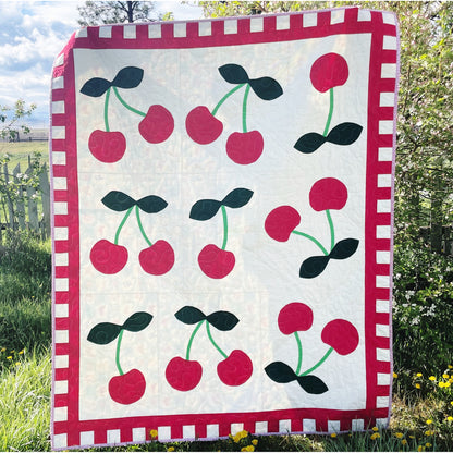 Cherry Delight Quilt LOLO-02e - Downloadable Pattern