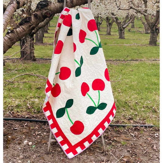 Cherry Delight Quilt LOLO-02e - Downloadable Pattern