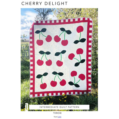 Cherry Delight Quilt LOLO-02e - Downloadable Pattern