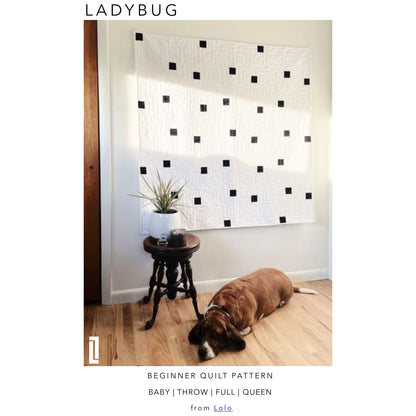 Ladybug Quilt LOLO-05e - Downloadable Pattern