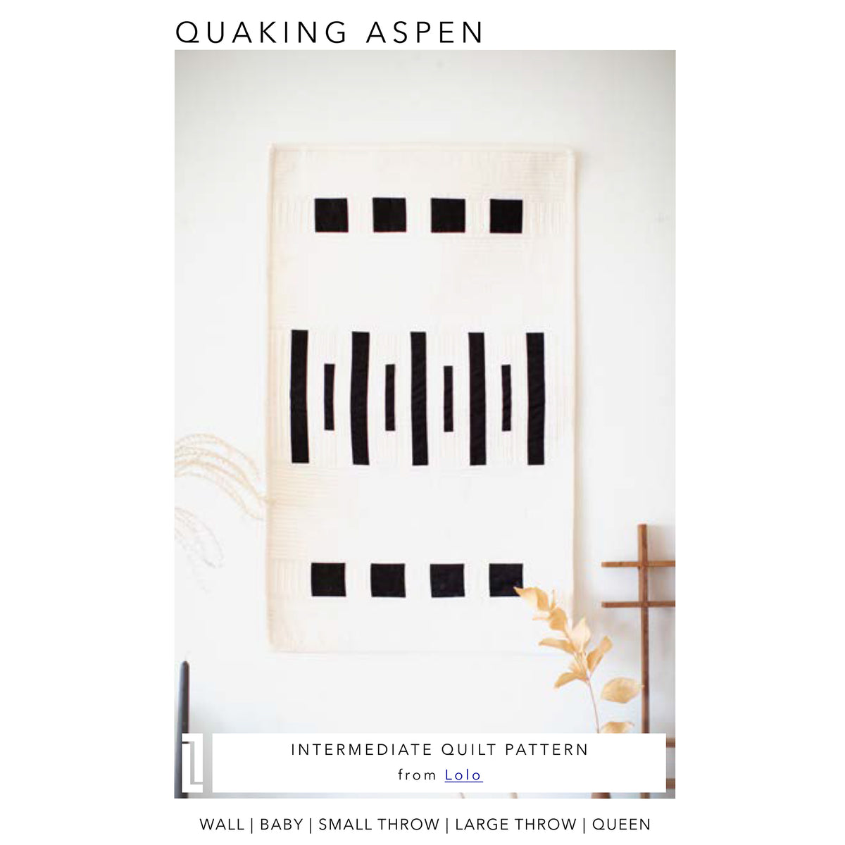 Quaking Aspen Quilt LOLO-07e - Downloadable Pattern