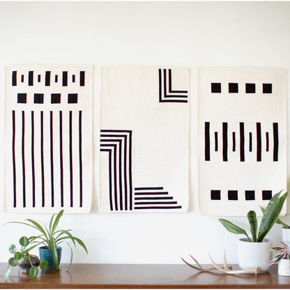 Quaking Aspen, Birch, and Stream Trio Wall Hanging Quilts LOLO-10e - Downloadable Pattern
