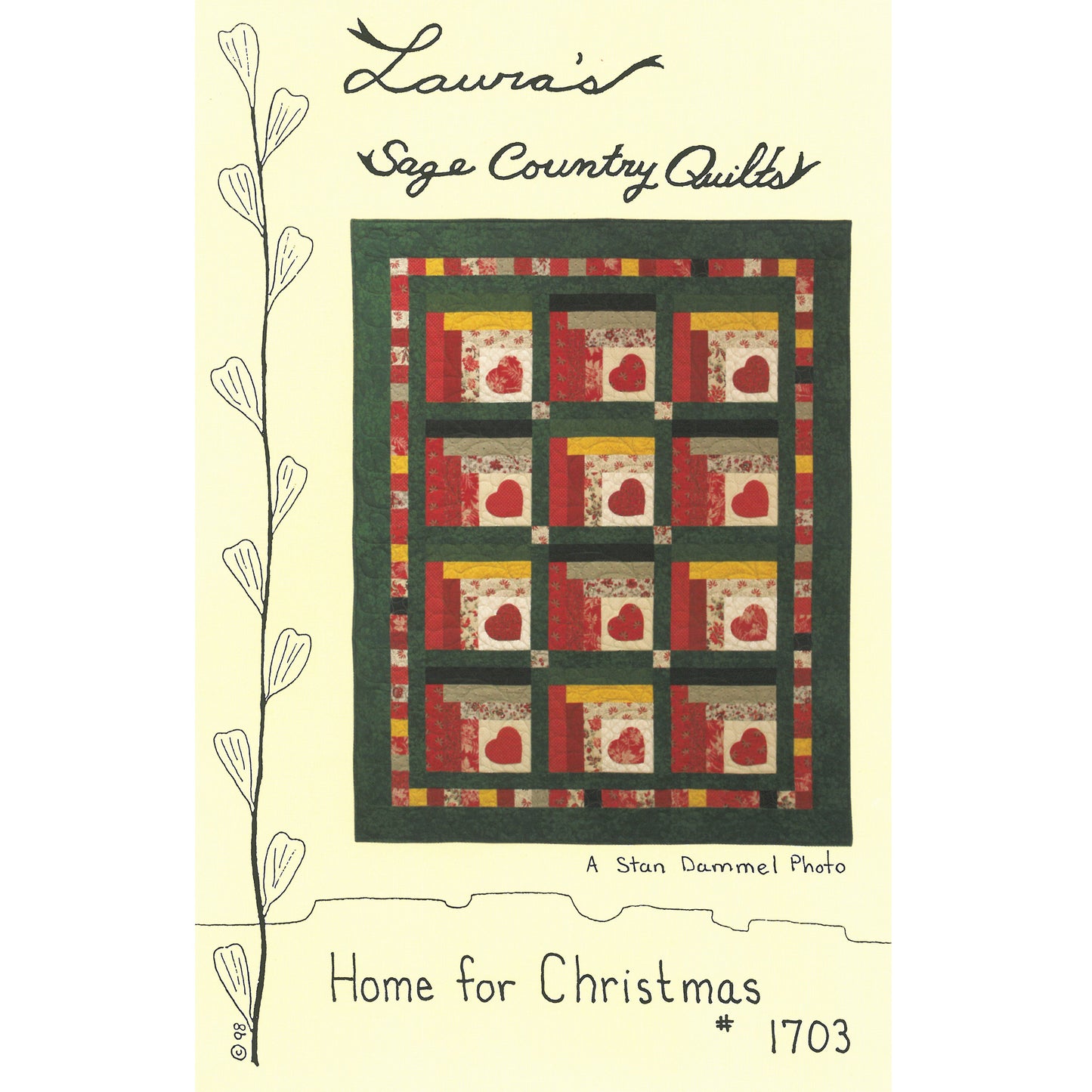 Home for Christmas Quilt Pattern LSC-1703 - Paper Pattern