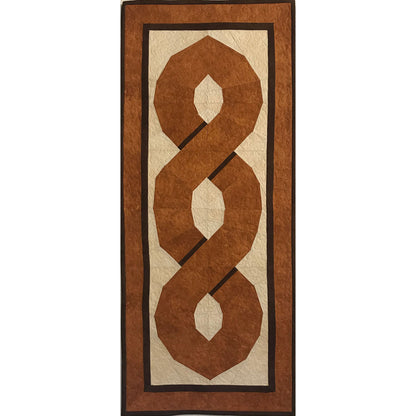 Twisted Table Runner Pattern MAM-135 - Paper Pattern