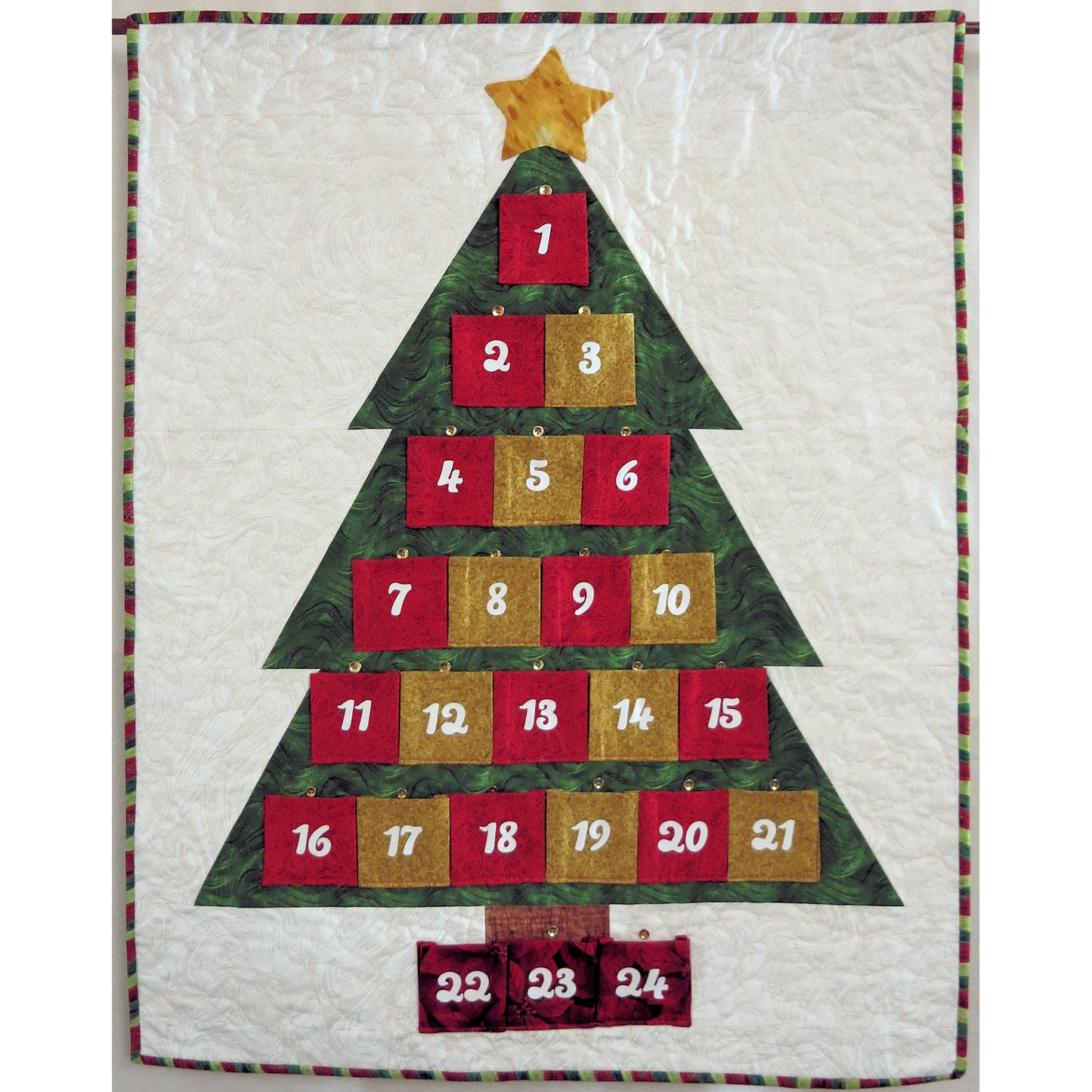 Christmas Countdown Calendar Pattern MAM-170 - Paper Pattern