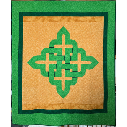 Celtic Diamond Quilt Pattern MAM-180 - Paper Pattern