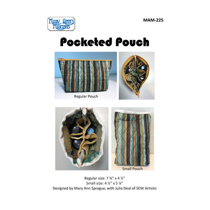 Pocketed Pouch MAM-225e - Downloadable Pattern