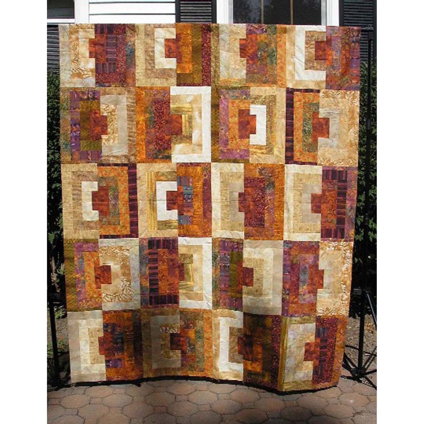 Log Cabin Loco Quilt MD-11e - Downloadable Pattern