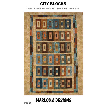 City Block Quilt MD-55e - Downloadable Pattern