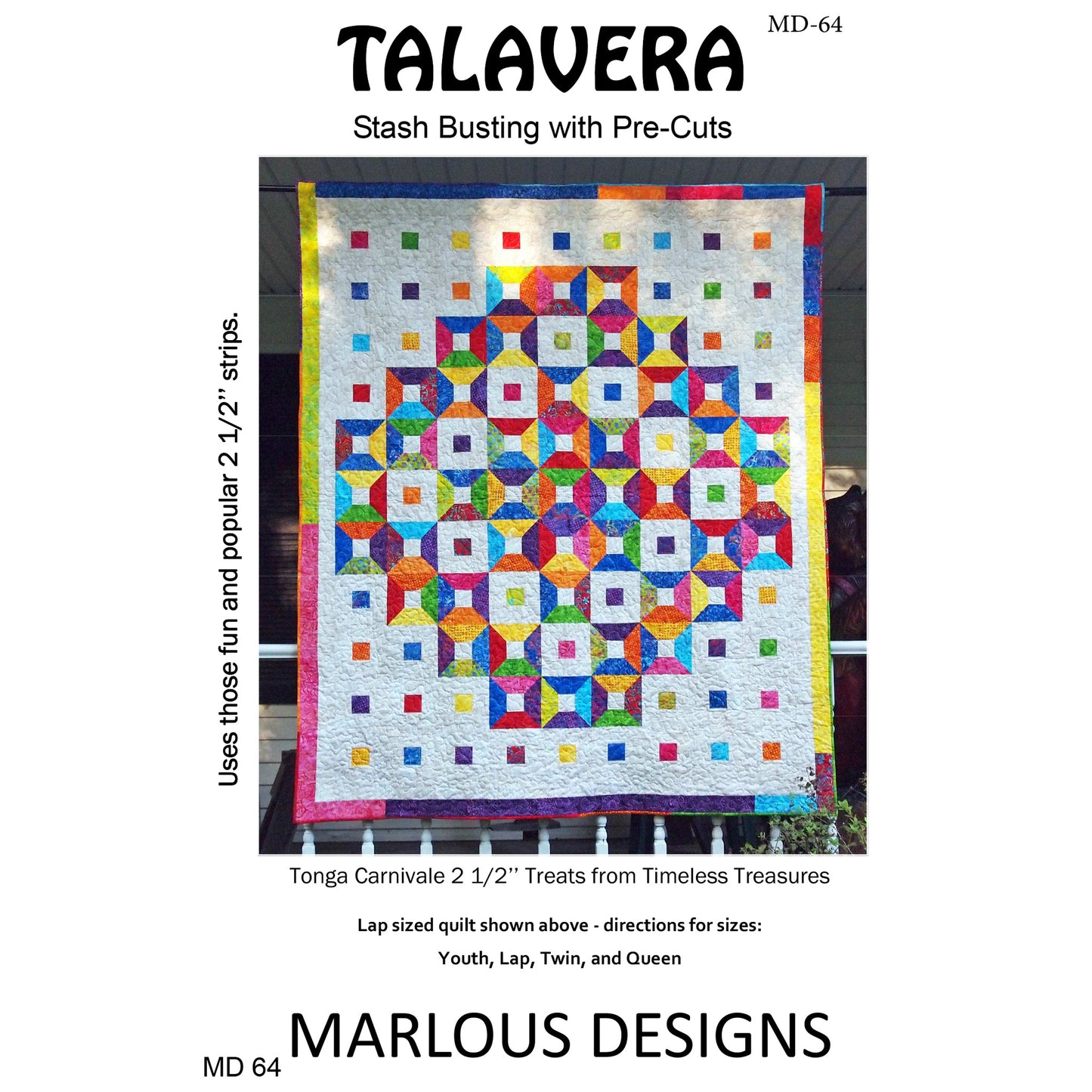 Talavera Quilt Pattern MD-64 - Paper Pattern