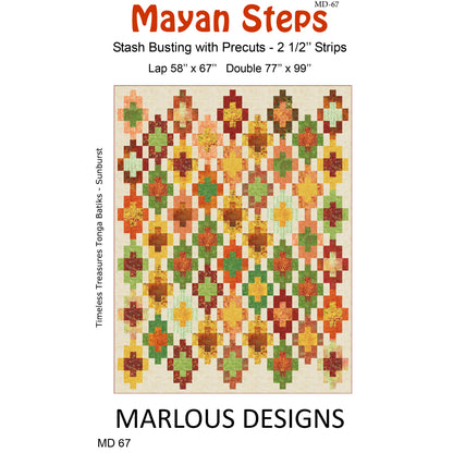 Mayan Steps Quilt MD-67e - Downloadable Pattern