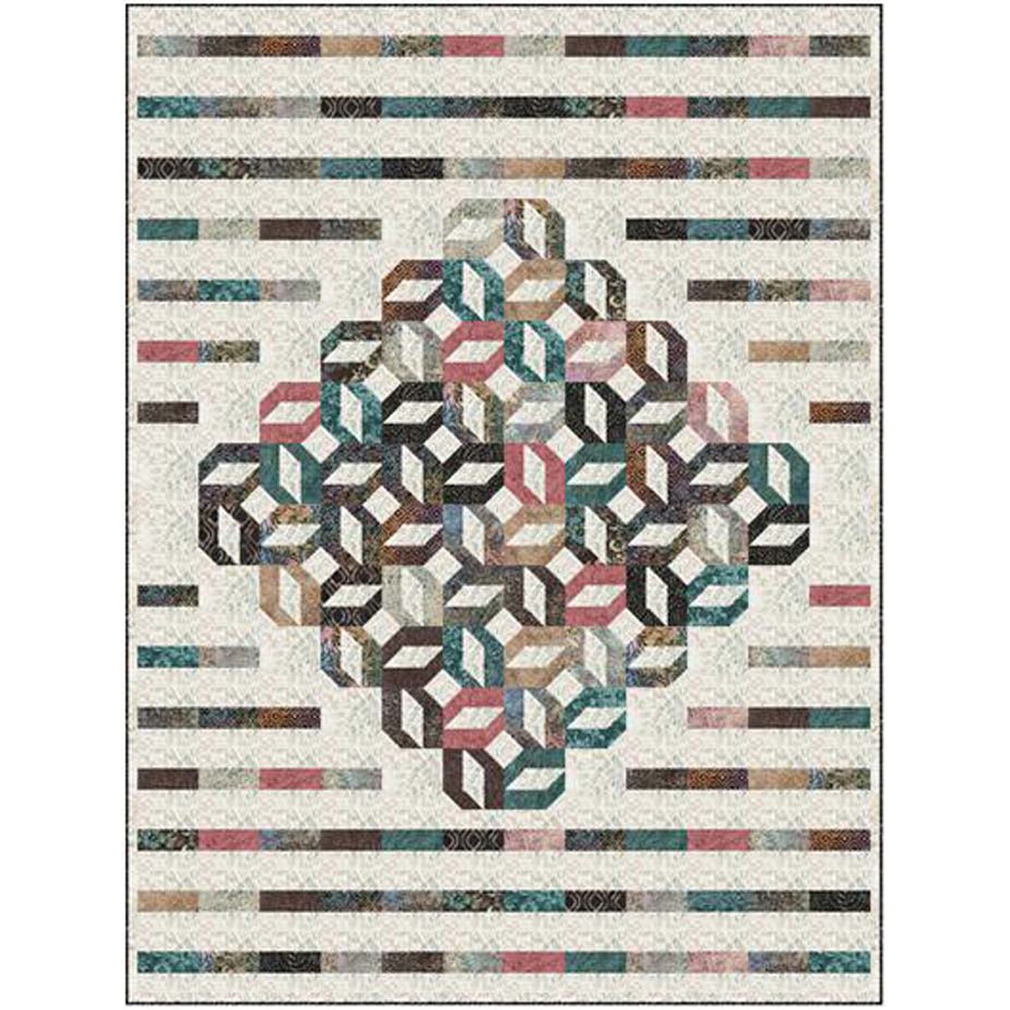 Beautiful Radiance Quilt Pattern MD-69 - Paper Pattern