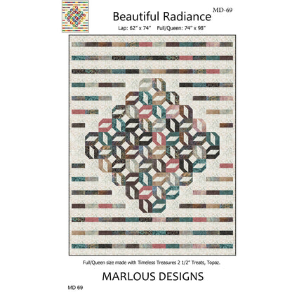 Beautiful Radiance Quilt Pattern MD-69 - Paper Pattern