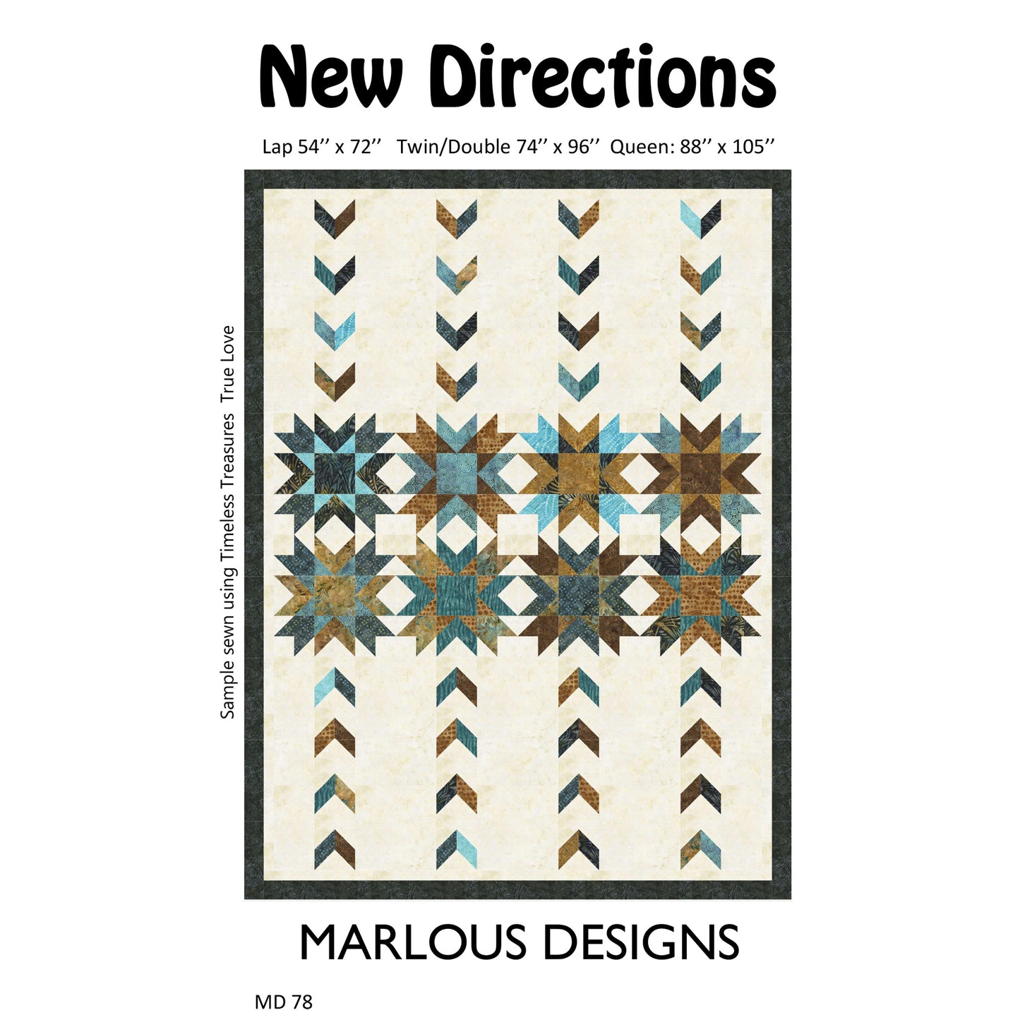 New Directions Quilt Pattern MD-78 - Paper Pattern