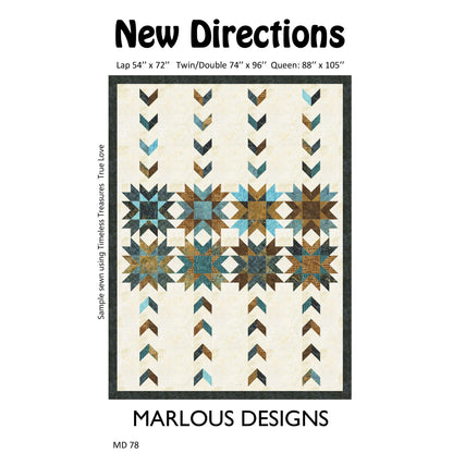 New Directions Quilt Pattern MD-78 - Paper Pattern