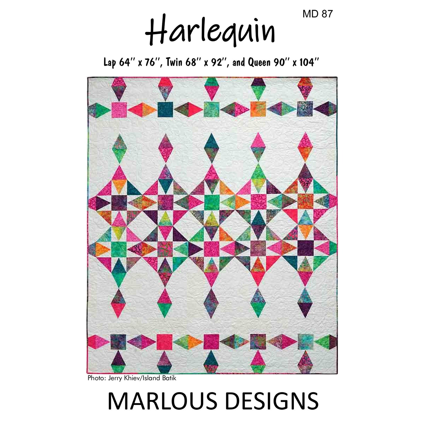 Harlequin Quilt MD-87e - Downloadable Pattern