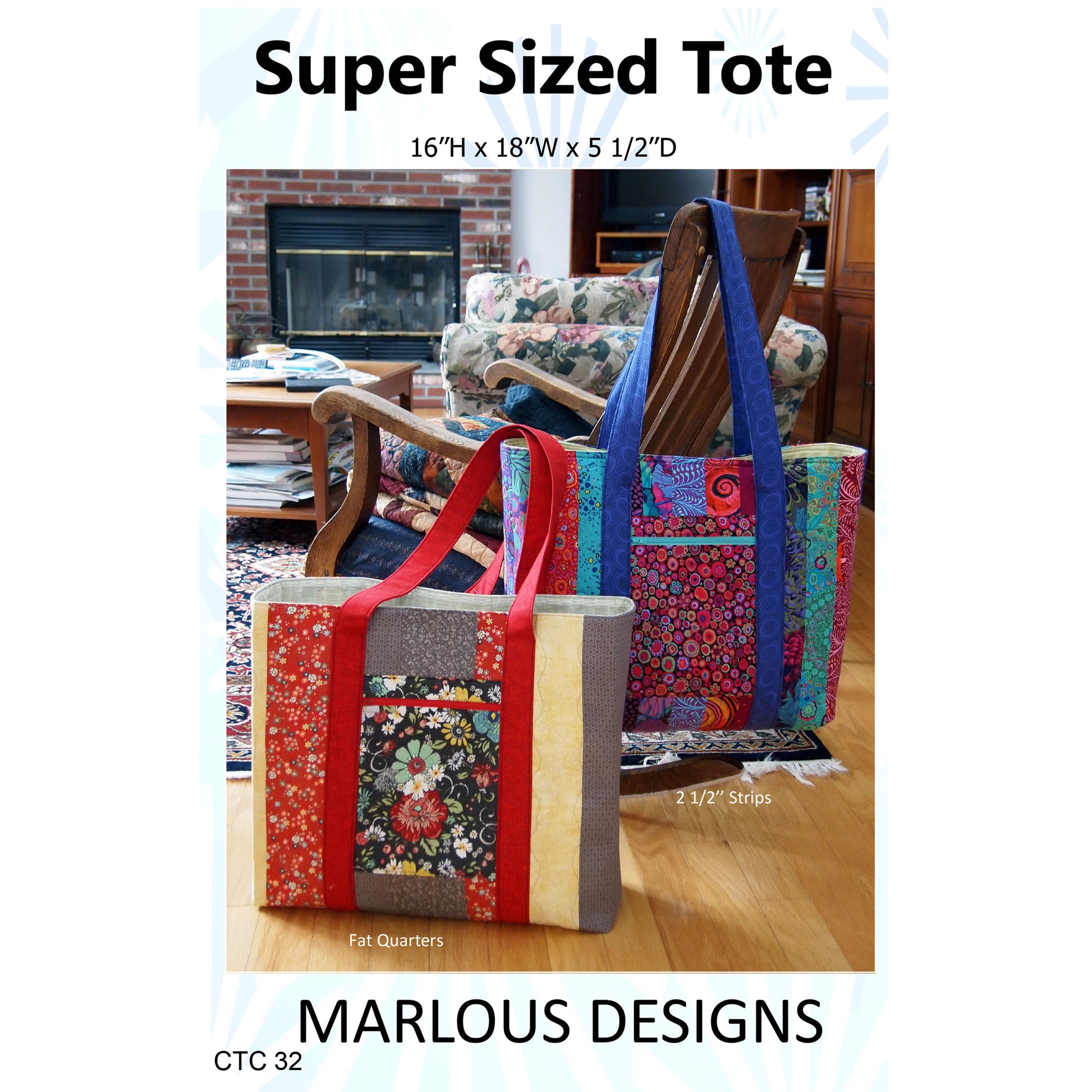 Image of the Super Sized Tote patter cover.