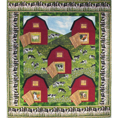 Hillside Barns & Pastures Quilt Pattern ME-108 - Paper Pattern