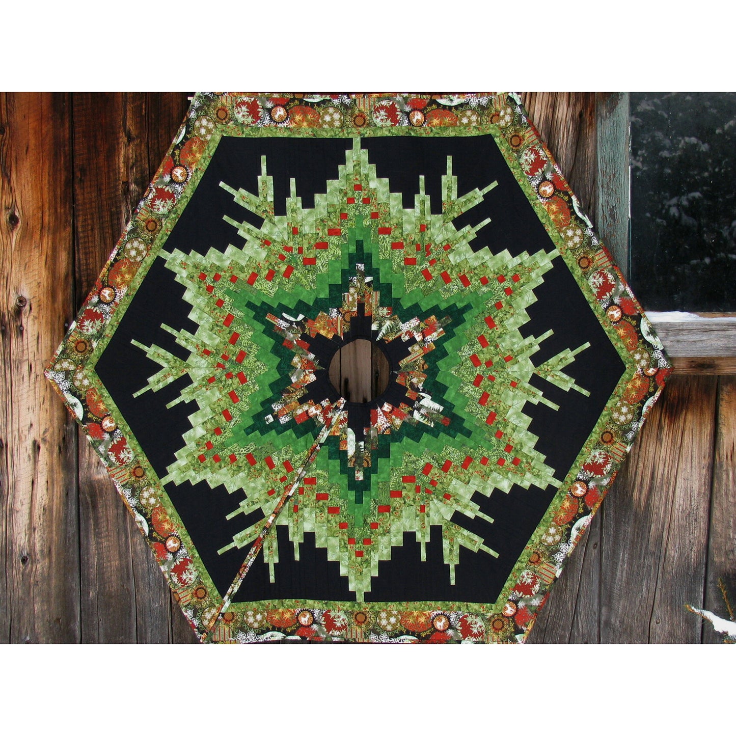 Bargello Tree Skirt Pattern ME-111 - Paper Pattern