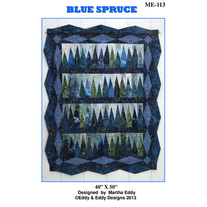 Blue Spruce quilt pattern cover