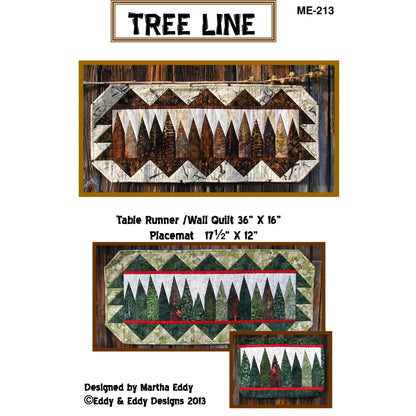 Tree Line Quilt ME-213e - Downloadable Pattern