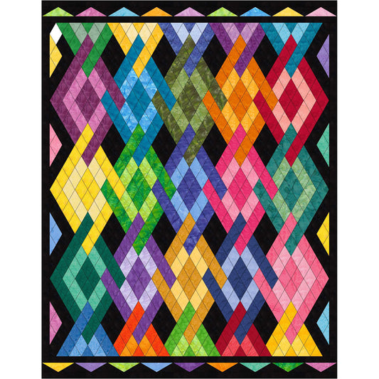 Peggy's Diamonds Quilt MGD-111e - Downloadable Pattern