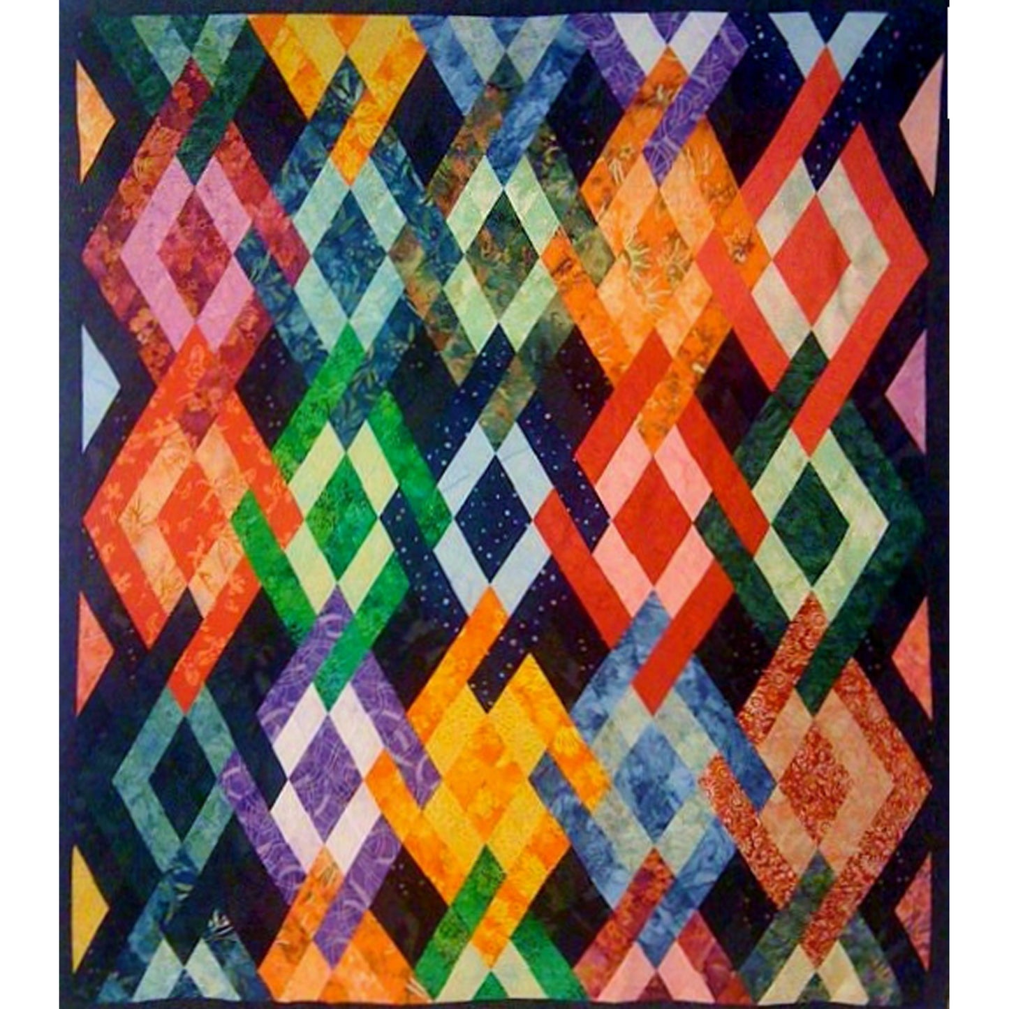 Peggy's Diamonds Quilt Pattern MGD-111 - Paper Pattern