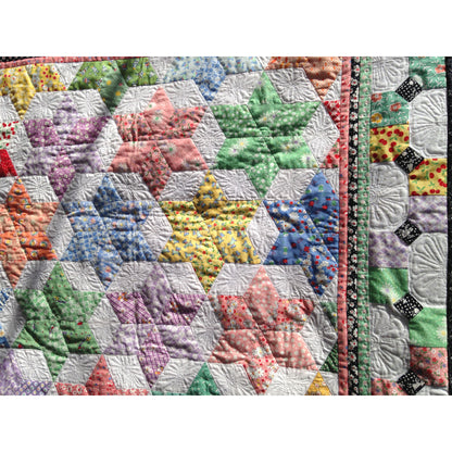 Diamond Stars Quilt Pattern MGD-223 - Paper Pattern