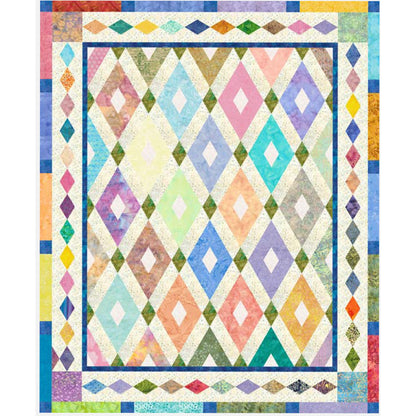 Sea Glass Diamonds Quilt Pattern MGD-313 - Paper Pattern