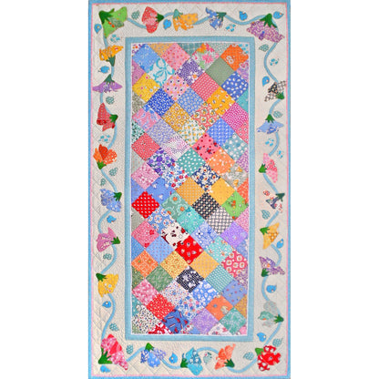 April Sweet Peas Quilt MGD-409e - Downloadable Pattern