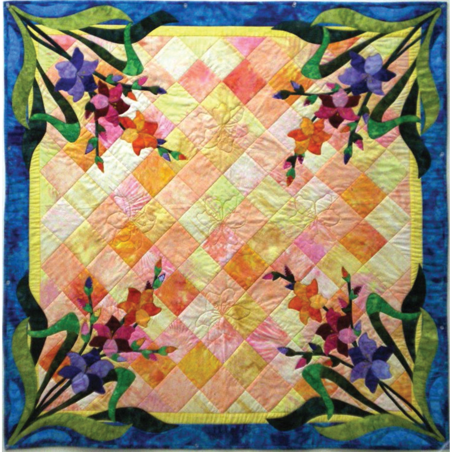 August Gladiola Quilt Pattern MGD-807 - Paper Pattern