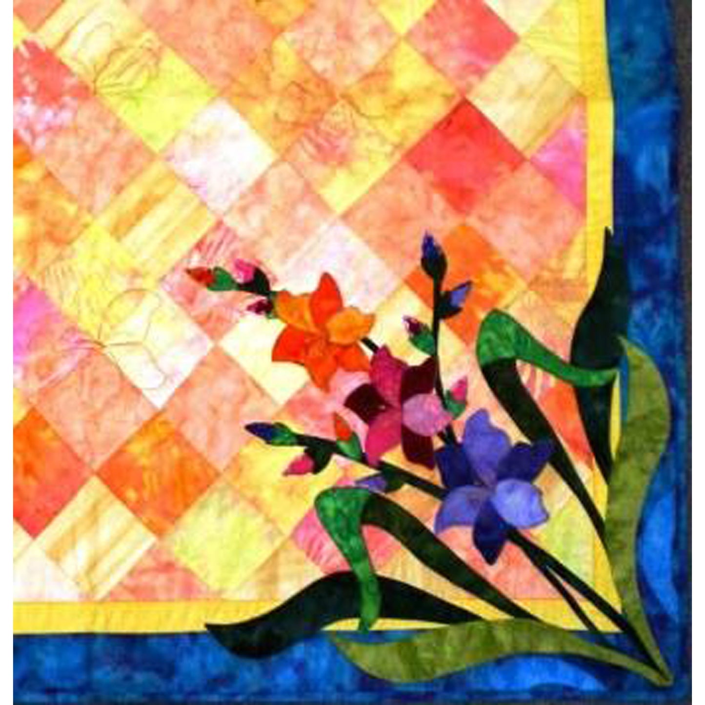 August Gladiola Quilt Pattern MGD-807 - Paper Pattern