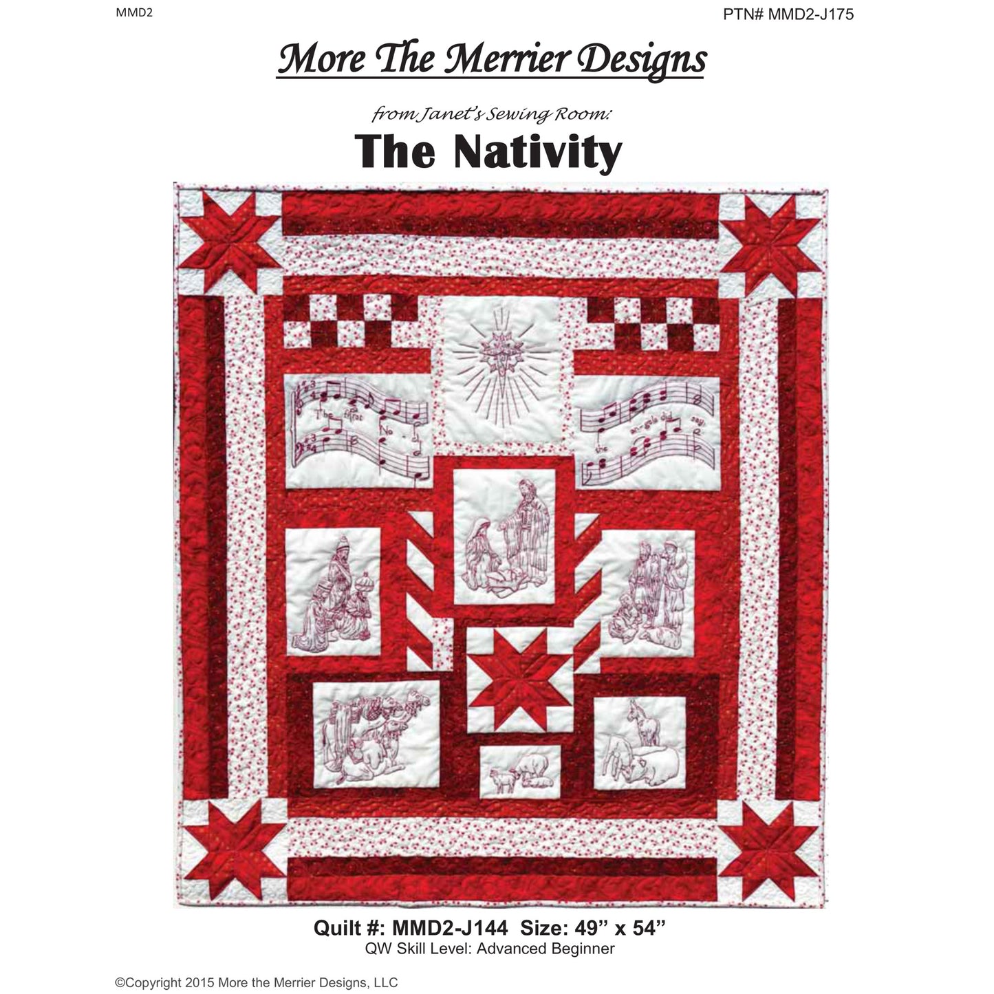 The Nativity Quilt MMD2-J175e - Downloadable Pattern