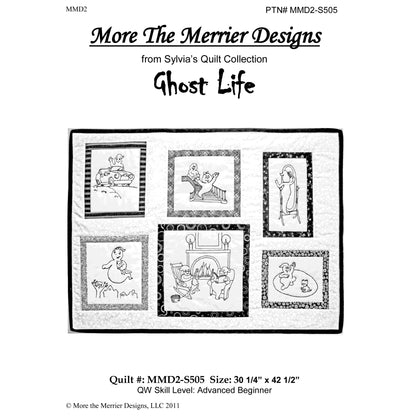 Ghost Life Quilt Pattern MMD2-S505 - Paper Pattern