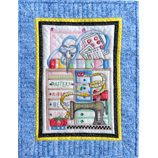 My Sewing Room Wall Hanging MMD2-S539e - Downloadable Pattern