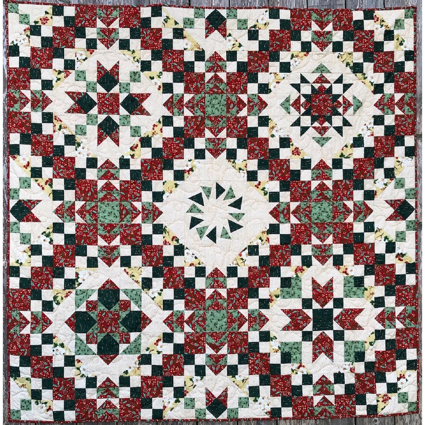 Pieces of Christmas Quilt MSP-106e - Downloadable Pattern